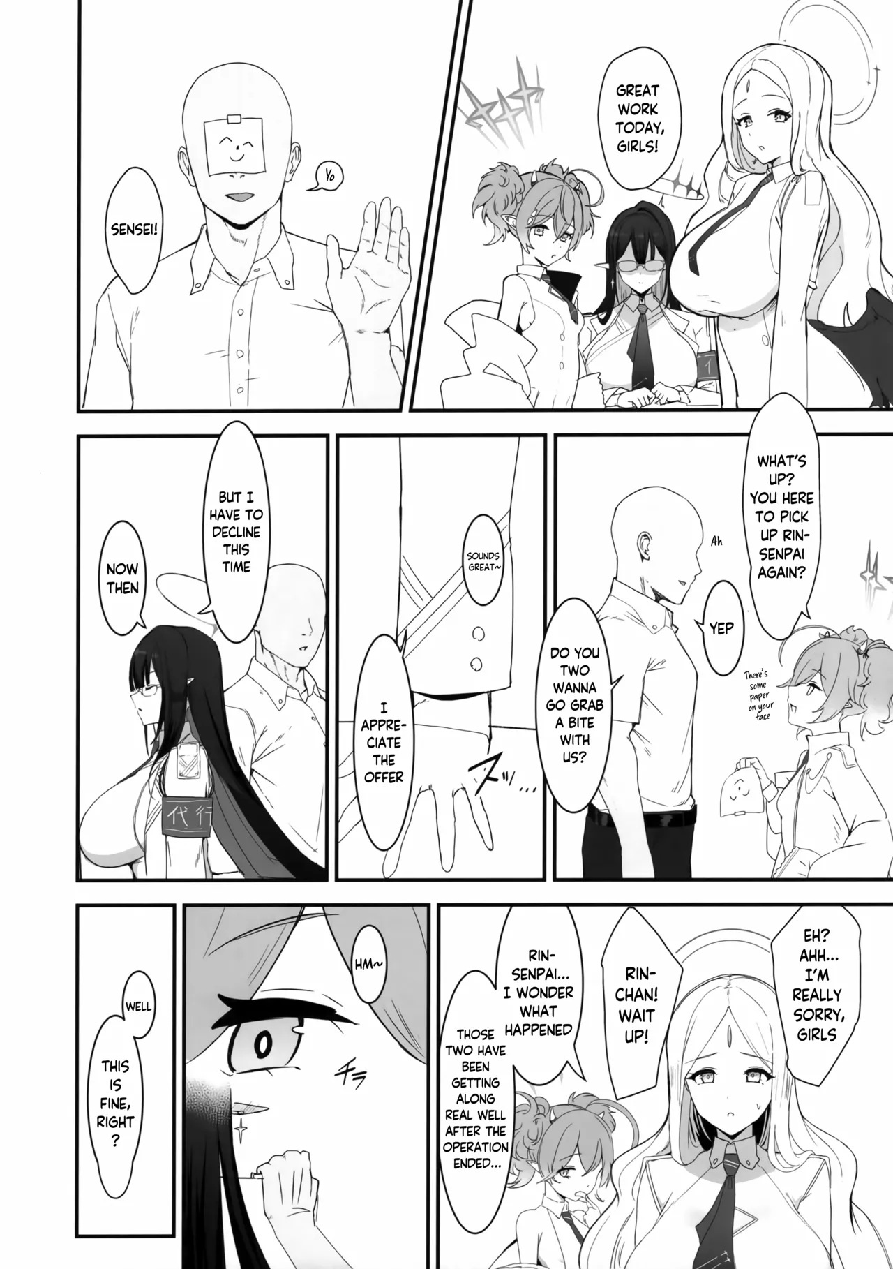 Hentai Manga Comic-You're getting way too horny, Sensei.-Read-3